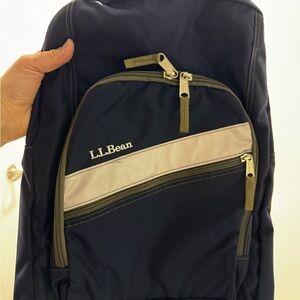 Brand New - L.L. Bean Navy Book Backpack